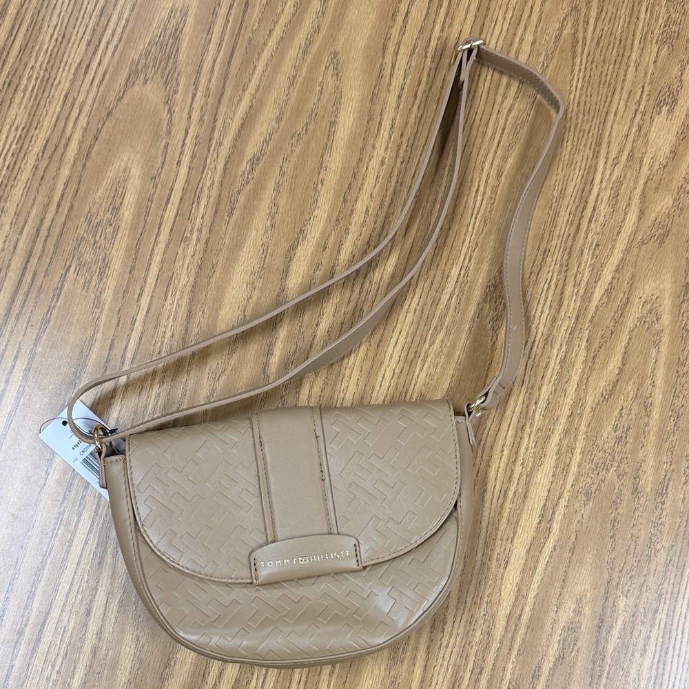 Tommy Hilfiger Beige Crossbody Bag